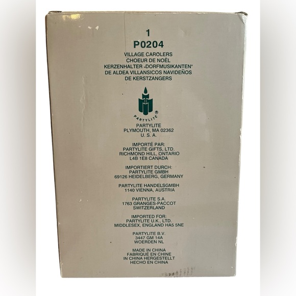 Partylite Village Carolers P0204 tea light candle holder Christmas candle - Picture 10 of 10